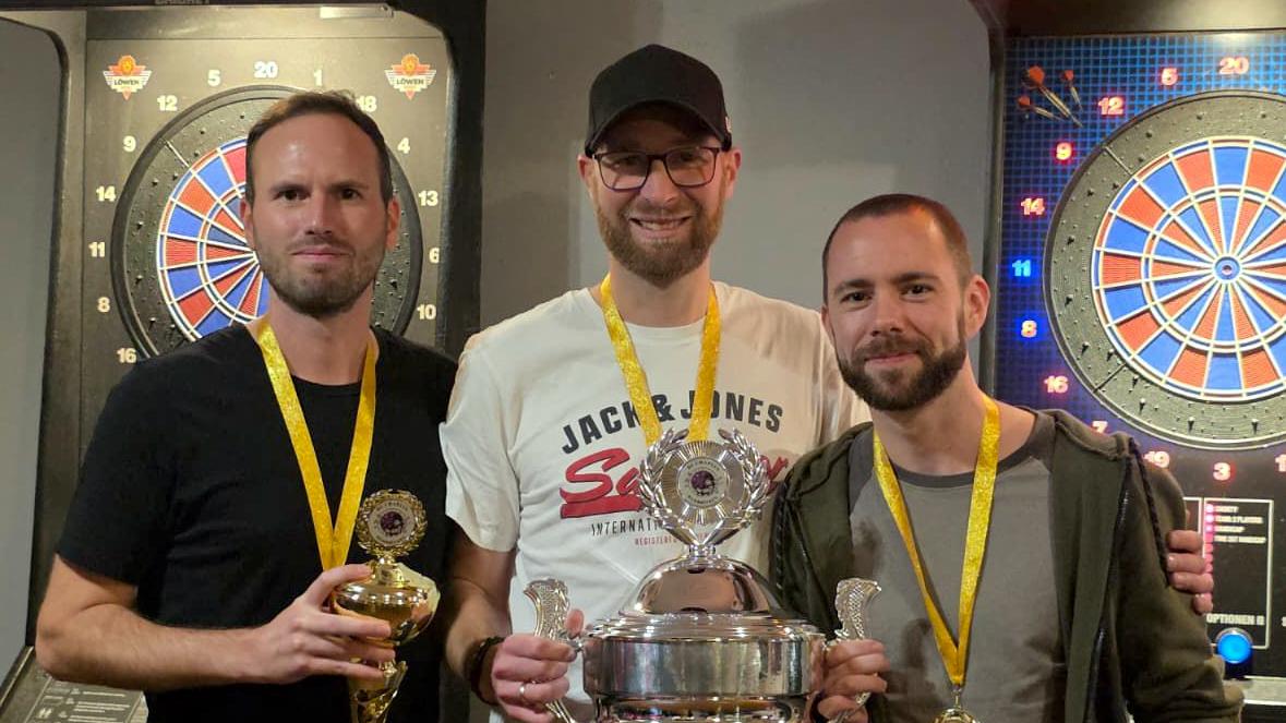 Pokalerfolg beim Darts-Ortsturnier